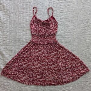 Floral Red Sundress